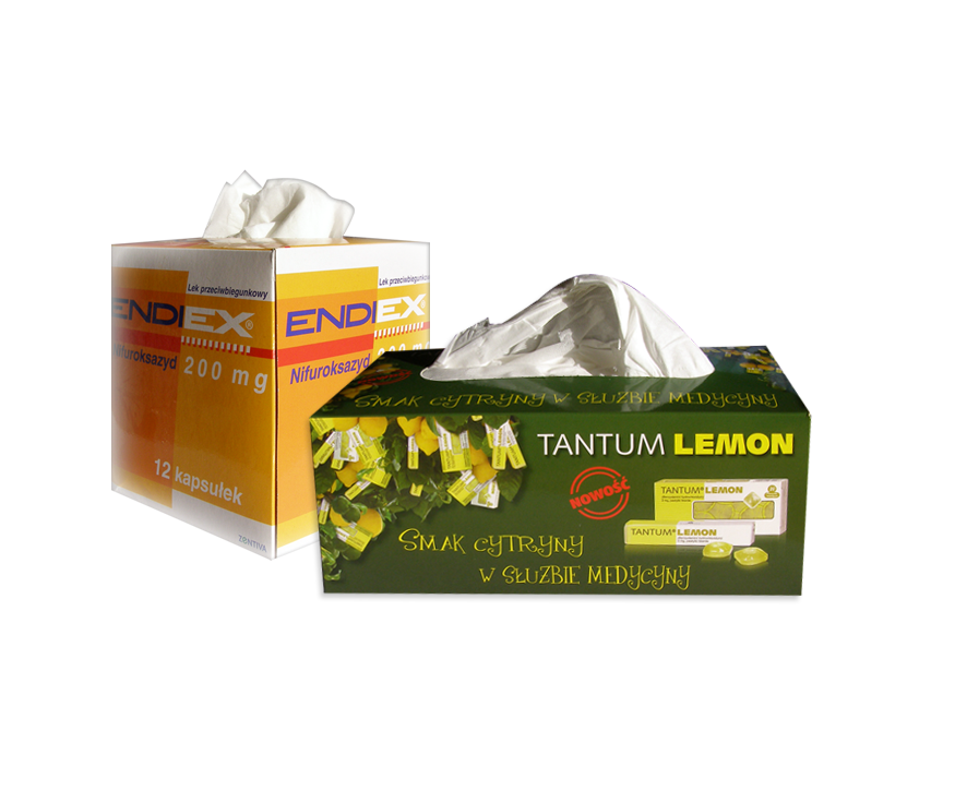 Chusteczki higieniczne z nadrukiem